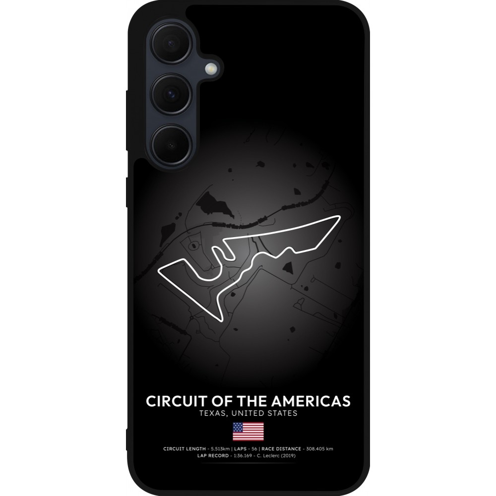 Samsung Galaxy A56 Case Hülle - Silikon schwarz F1 Track 2025 United States