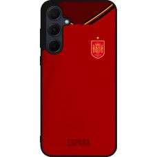 Coque Samsung Galaxy A56 - Silicone rigide noir Maillot de football Espagne 2022 personnalisable