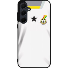 Coque Samsung Galaxy A56 - Silicone rigide noir Maillot de football Ghana 2022 personnalisable