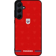 Coque Samsung Galaxy A56 - Silicone rigide noir Maillot de football Panama 2026 personnalisable