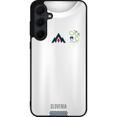 Coque Samsung Galaxy A56 - Silicone rigide noir Maillot de football Slovénie