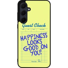 Samsung Galaxy A56 Case Hülle - Silikon schwarz Guest check 2026