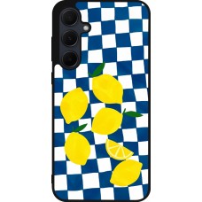 Coque Samsung Galaxy A56 - Silicone rigide noir Illustration lemons 2026