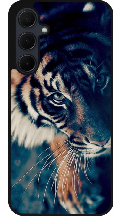 Coque Samsung Galaxy A56 - Silicone rigide noir Incredible Lion