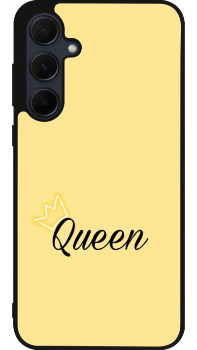Samsung Galaxy A56 Case Hülle - Silikon schwarz Mom 2024 Queen