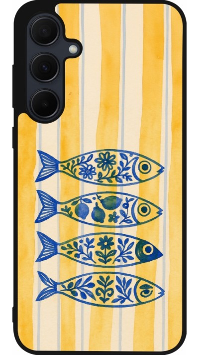 Samsung Galaxy A56 Case Hülle - Silikon schwarz Portuguese fish 2026
