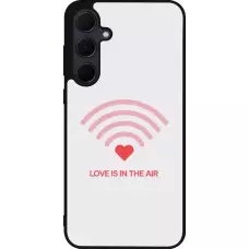 Samsung Galaxy A56 Case Hülle - Silikon schwarz Saint Valentines Day 26 Love is in the air