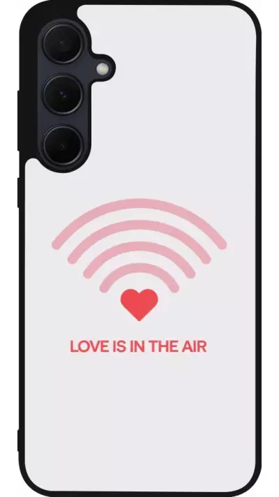 Coque Samsung Galaxy A56 - Silicone rigide noir Saint Valentines Day 26 Love is in the air