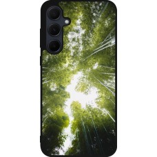 Samsung Galaxy A56 Case Hülle - Silikon schwarz Spring 23 forest blue sky