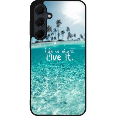 Coque Samsung Galaxy A56 - Silicone rigide noir Summer 18 24