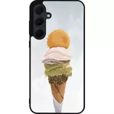 Coque Samsung Galaxy A56 - Silicone rigide noir Summer 2025 Cornet