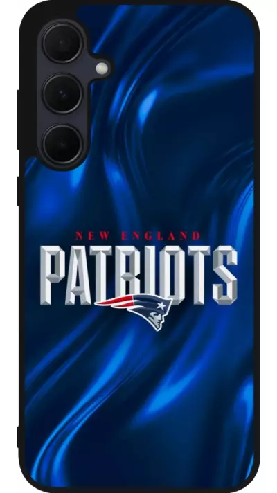 Coque Samsung Galaxy A56 - Silicone rigide noir Super Bowl 26 Patriots 2
