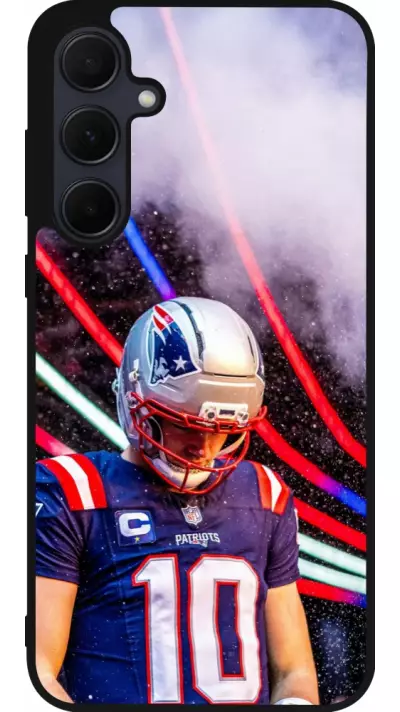 Coque Samsung Galaxy A56 - Silicone rigide noir Super Bowl 26 Patriots 3
