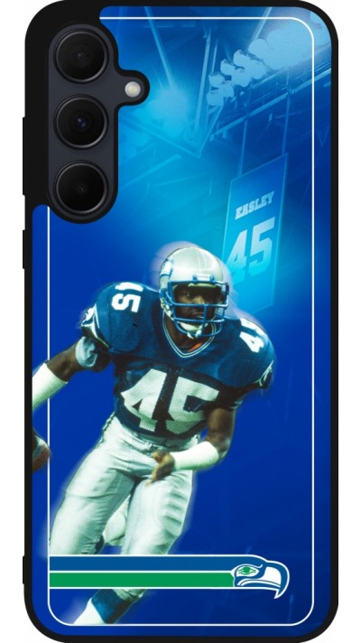 Samsung Galaxy A56 Case Hülle - Silikon schwarz Super Bowl 26 Seattle 1
