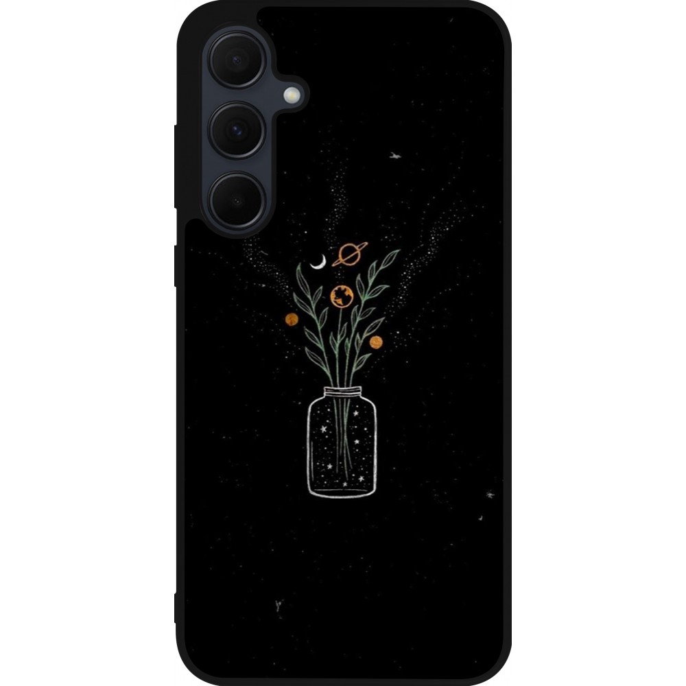 Samsung Galaxy A56 Case Hülle - Silikon schwarz Vase black