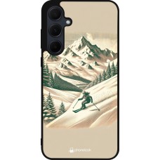 Samsung Galaxy A56 Case Hülle - Silikon schwarz Vintage Skiberg