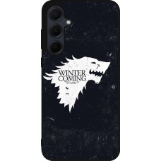 Samsung Galaxy A56 Case Hülle - Silikon schwarz Winter is coming Stark
