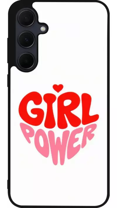 Coque Samsung Galaxy A56 - Silicone rigide noir Womens day 2026 6