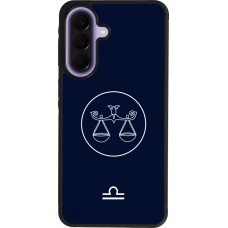 Samsung Galaxy A57 5G Case Hülle - Silikon schwarz Astrologie Waage
