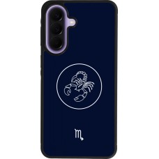 Coque Samsung Galaxy A57 5G - Silicone rigide noir Astrologie Scorpion