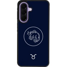 Samsung Galaxy A57 5G Case Hülle - Silikon schwarz Astrologie Stier