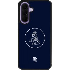Coque Samsung Galaxy A57 5G - Silicone rigide noir Astrologie Vierge