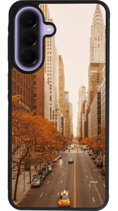Samsung Galaxy A57 5G Case Hülle - Silikon schwarz Autumn 2024 New York city