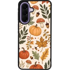 Samsung Galaxy A57 5G Case Hülle - Silikon schwarz Autumn 25 Autumn pattern