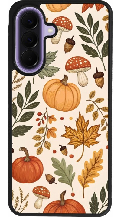 Samsung Galaxy A57 5G Case Hülle - Silikon schwarz Autumn 25 Autumn pattern