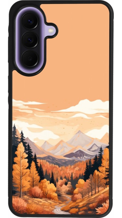 Samsung Galaxy A57 5G Case Hülle - Silikon schwarz Autumn 25 Mountains