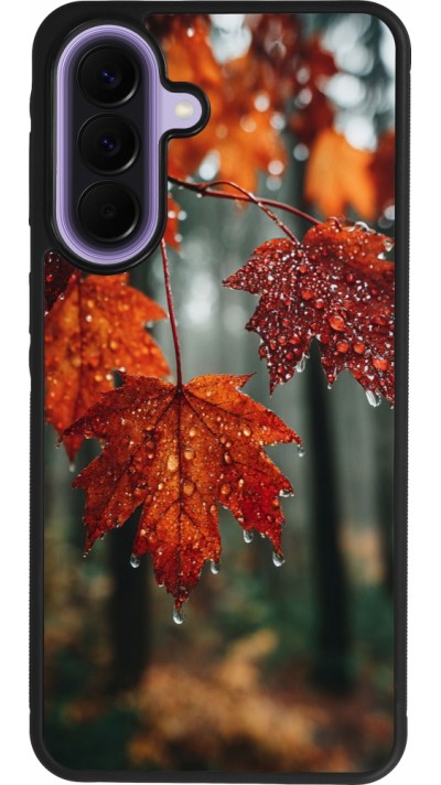 Samsung Galaxy A57 5G Case Hülle - Silikon schwarz Autumn 25 Rain