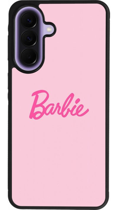 Samsung Galaxy A57 5G Case Hülle - Silikon schwarz Barbie Text