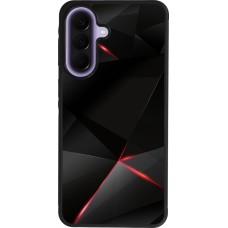 Samsung Galaxy A57 5G Case Hülle - Silikon schwarz Black Red Lines
