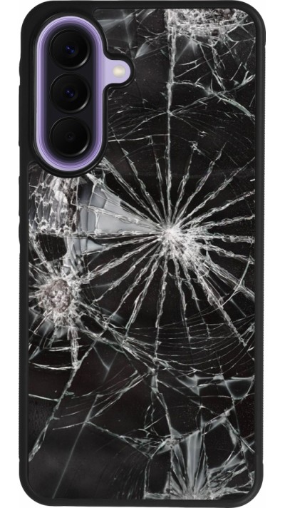 Samsung Galaxy A57 5G Case Hülle - Silikon schwarz Broken Screen