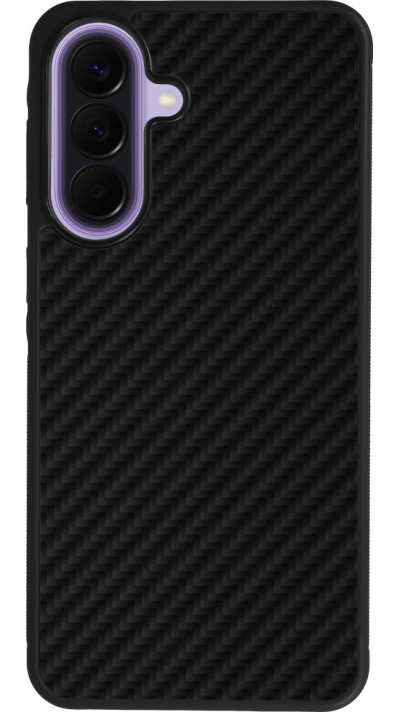 Samsung Galaxy A57 5G Case Hülle - Silikon schwarz Carbon Basic