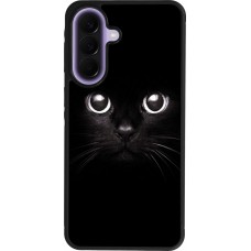 Samsung Galaxy A57 5G Case Hülle - Silikon schwarz Cat eyes
