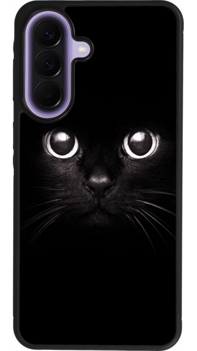 Samsung Galaxy A57 5G Case Hülle - Silikon schwarz Cat eyes