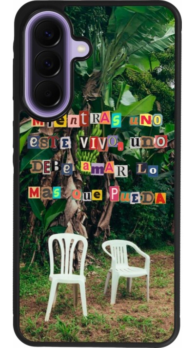 Samsung Galaxy A57 5G Case Hülle - Silikon schwarz Chairs DTMF