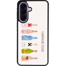 Samsung Galaxy A57 5G Case Hülle - Silikon schwarz Champagne Please
