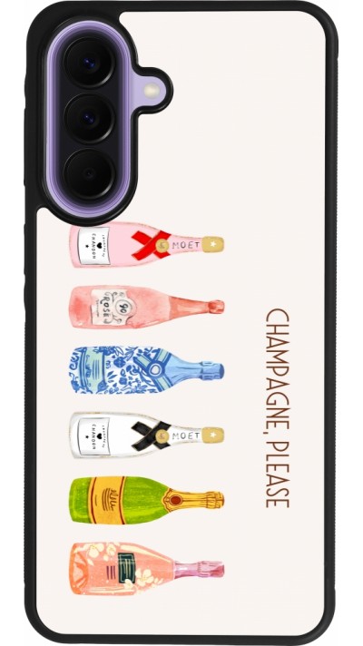 Samsung Galaxy A57 5G Case Hülle - Silikon schwarz Champagne Please