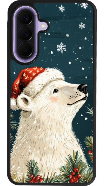 Samsung Galaxy A57 5G Case Hülle - Silikon schwarz Christmas 25 Bear