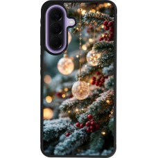 Samsung Galaxy A57 5G Case Hülle - Silikon schwarz Christmas 25 Xmas Decorated Tree