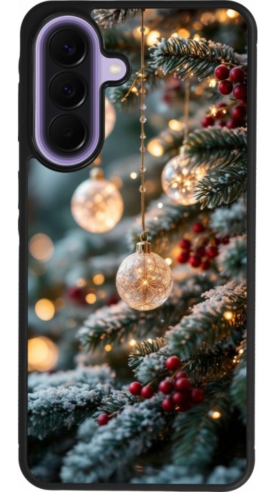Samsung Galaxy A57 5G Case Hülle - Silikon schwarz Christmas 25 Xmas Decorated Tree