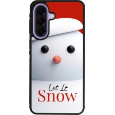 Samsung Galaxy A57 5G Case Hülle - Silikon schwarz Christmas 25 Xmas Snowman