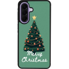 Samsung Galaxy A57 5G Case Hülle - Silikon schwarz Christmas 25 Xmas Tree