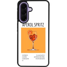 Samsung Galaxy A57 5G Case Hülle - Silikon schwarz Cocktail Rezept Aperol Spritz