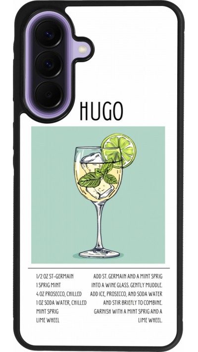 Samsung Galaxy A57 5G Case Hülle - Silikon schwarz Cocktail Rezept Hugo
