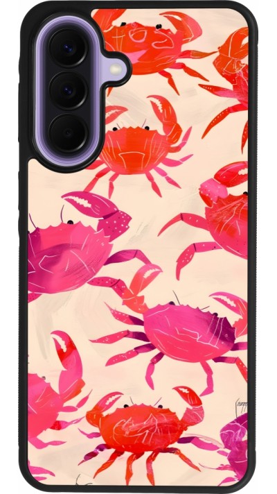 Samsung Galaxy A57 5G Case Hülle - Silikon schwarz Crabs Paint