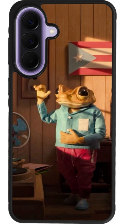 Samsung Galaxy A57 5G Case Hülle - Silikon schwarz Dancing frog DTMF