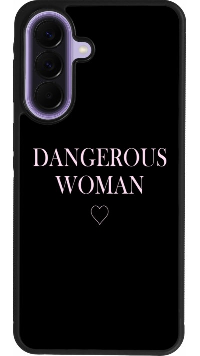 Samsung Galaxy A57 5G Case Hülle - Silikon schwarz Dangerous woman